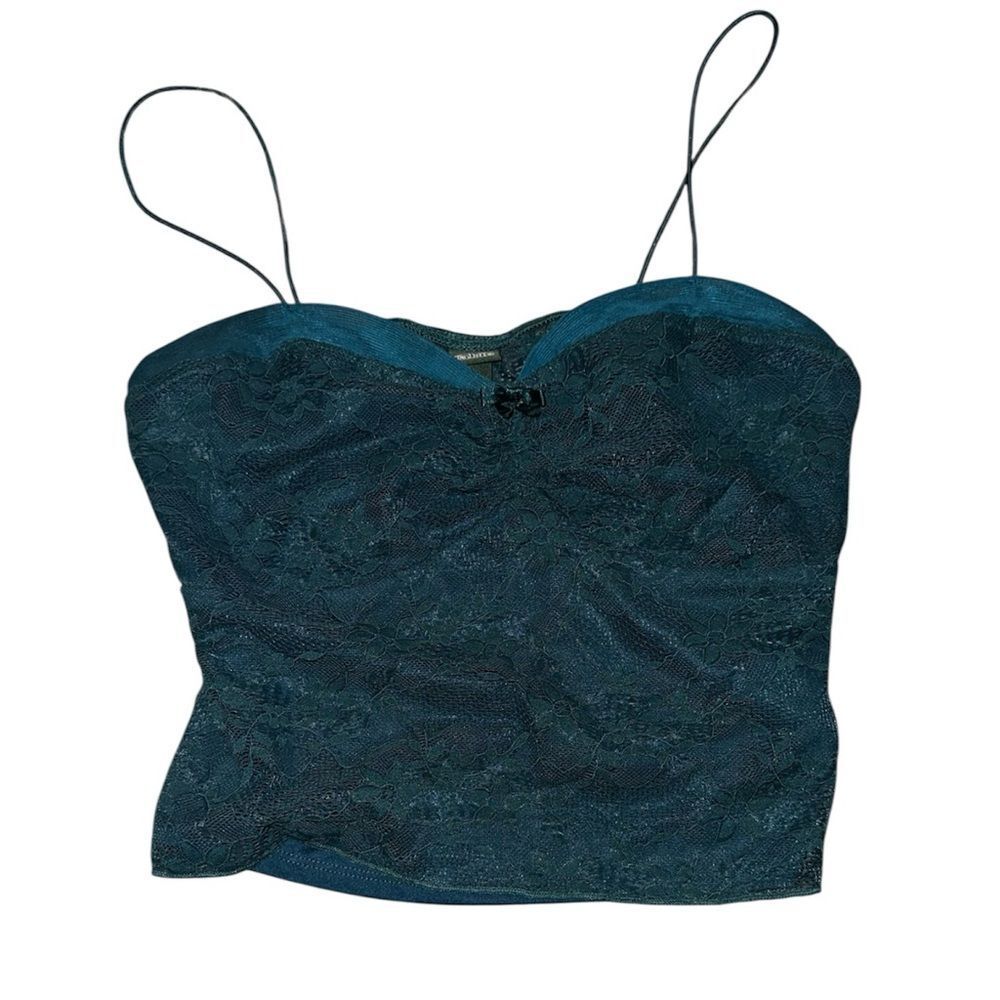 Wild Fable Teal Lace Camisole. Size Small.